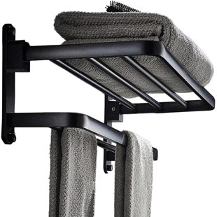 2 porte-serviettes muraux