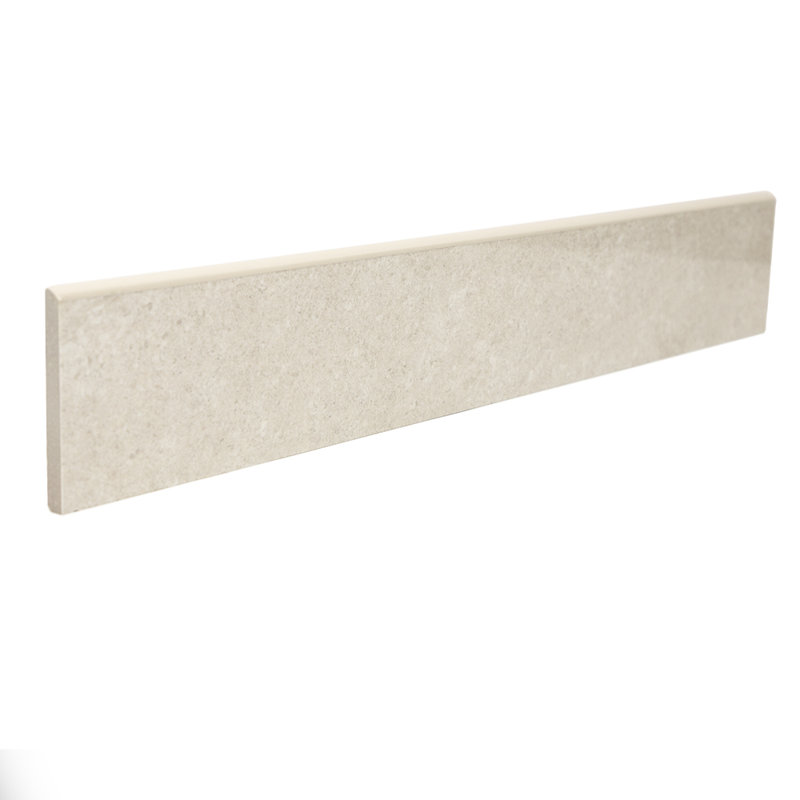 Carreau bullnose en porcelaine 3 po x 24 po Alpe Stone, Os, Poli