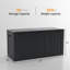 Boîte de rangement verrouillable en résine résistante à l'eau 80 gallons Emperic Design-98754009-133454854