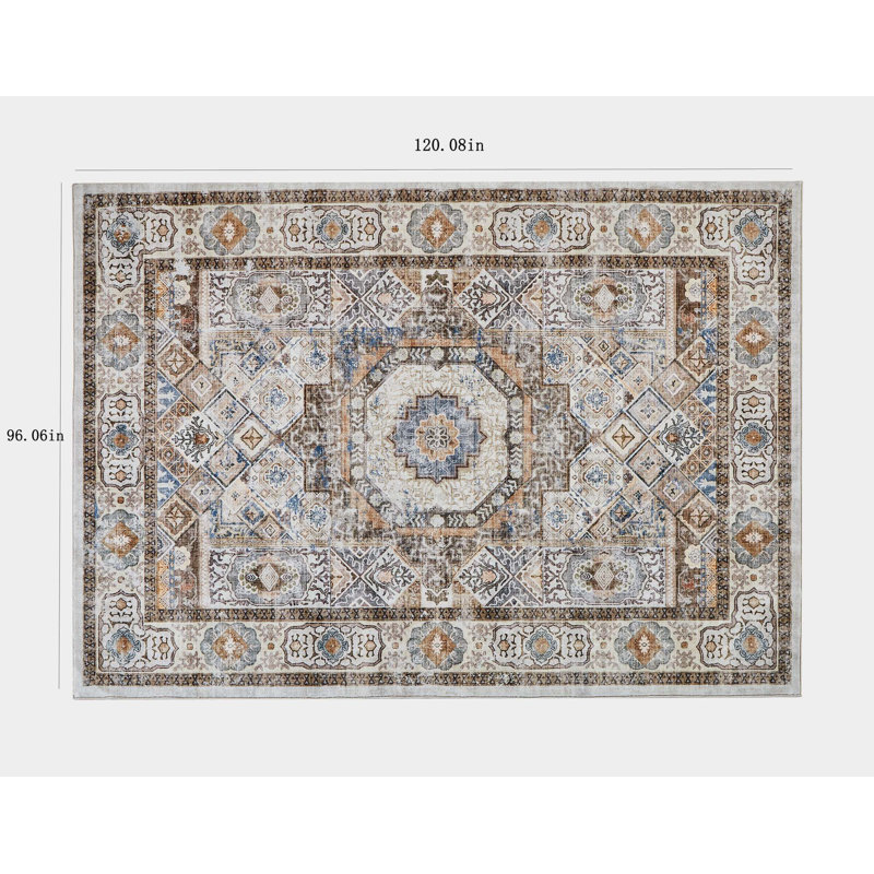 Rectangle Jakavion Area Rug, Rectangle 8' x 10'