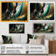 «Green and Gold Agate III», impression sur toile-972554428-972554431