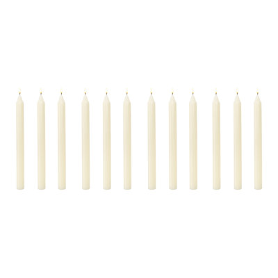 Haight 10" Unscented Column Ivory 12/Disp - Set Of 12