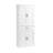 Bathroom Cabinet With Doors And Drawer - White Stylish Design Tall For Versatile Storage Solutions-694884201