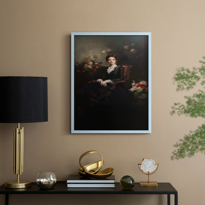 Reproduction encadrée WOMEN Series CCXLV III - bois massif