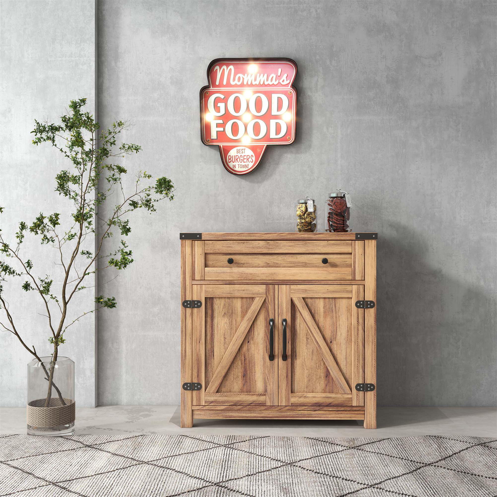 Gracie Oaks Modern Farmhouse Double Barn Door Accent Wayfair