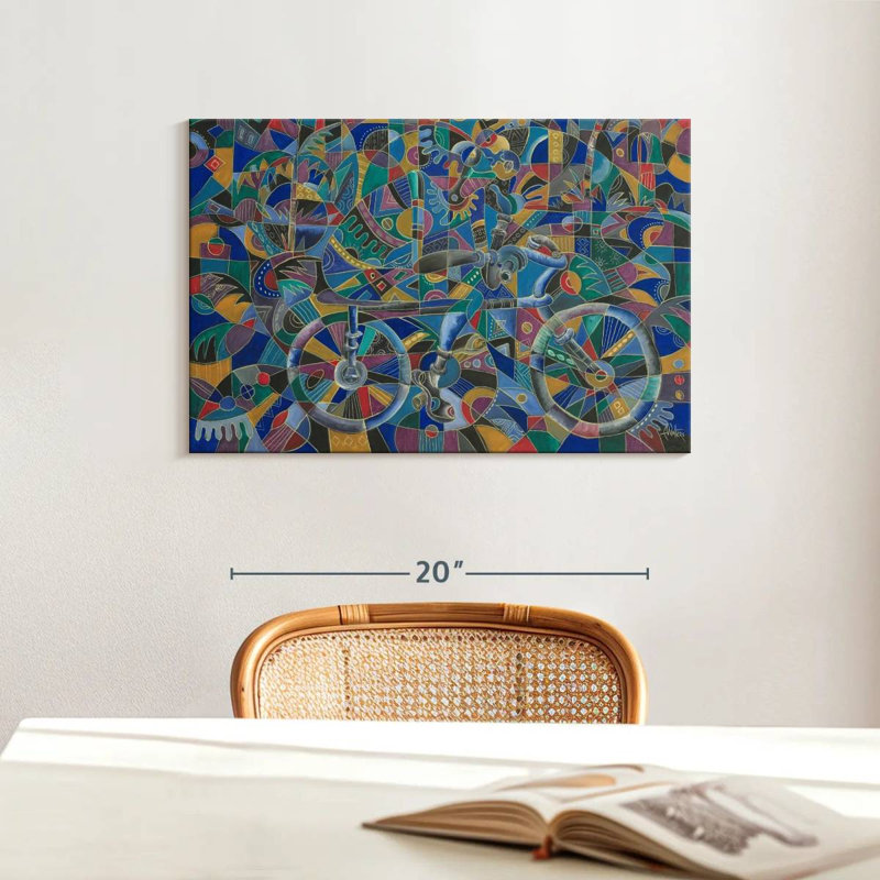 Mehar The Last Cyclist, 16" H x 24" W
