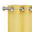 Panneau de rideau à œillets Bella Aftonshire 54 x 86 pouces, batiste en polyester filtrant la lumière, jaune soleil