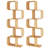 2PCS 5-Tier S-Shaped Bookcase w/ 5 Open Cubes Geometric Corner Display Shelf-1308877756