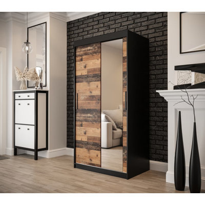 Niamarie 2 Door Manufactured Wood Wardrobe
