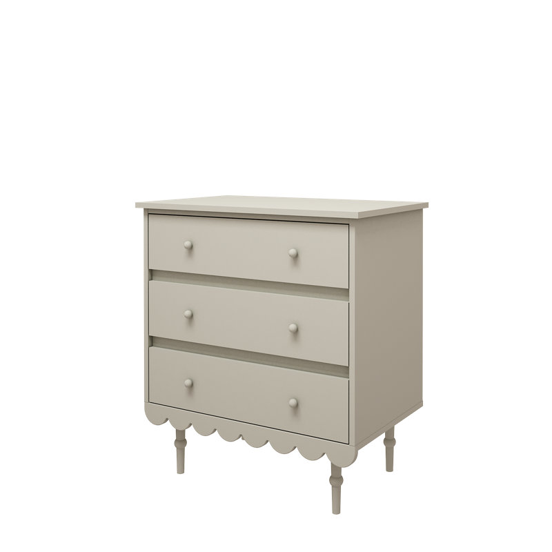 Aswar Kids 3 - Drawer Dresser, Olive