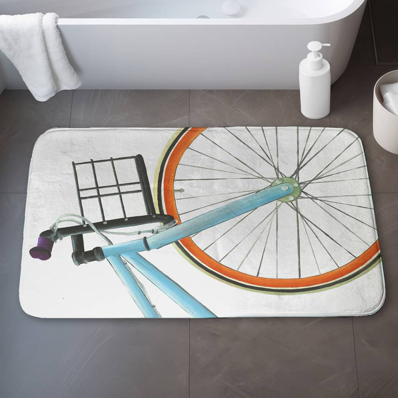 Beckemeyer Microfiber Non-Slip Bath Mat
