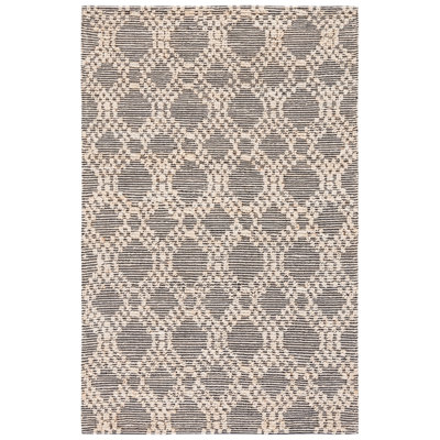 Tapis géométrique en jute / coton Aristia