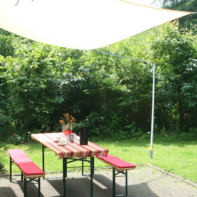 Naaman 4m x 3m Rectangular Shade Sail, Cream