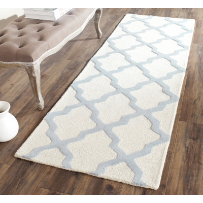 Darbonne Geometric Wool Hand Woven Area Rug