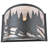 Rustic Lodge Flush Mounted Sconce