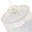 25cm H Lace Novelty Pendant Shade ( Screw On ) in White
