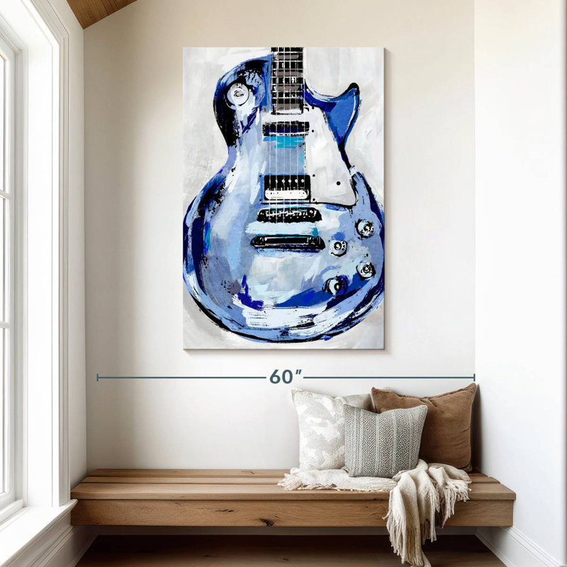 Abarca Electric Blues I, 48" H x 32" W