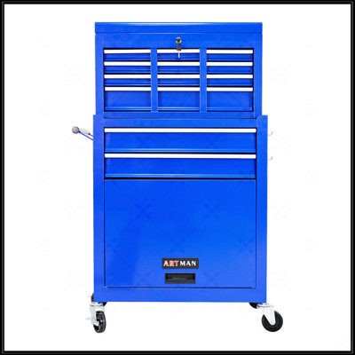 High Capacity Rolling Tool Chest With Wheels And Drawers