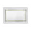 Broderie Falesia blanche avec taie décorative verte-124959732