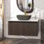 Meuble-lavabo flottant mural moderne et élégant avec comptoir, lavabo en céramique, robinet en cuivre, portes doubles ouvertes, 3 tailles-1006092138