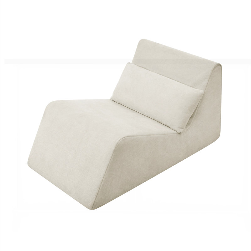 Méridienne à mémoire de forme ergonomique, Beige