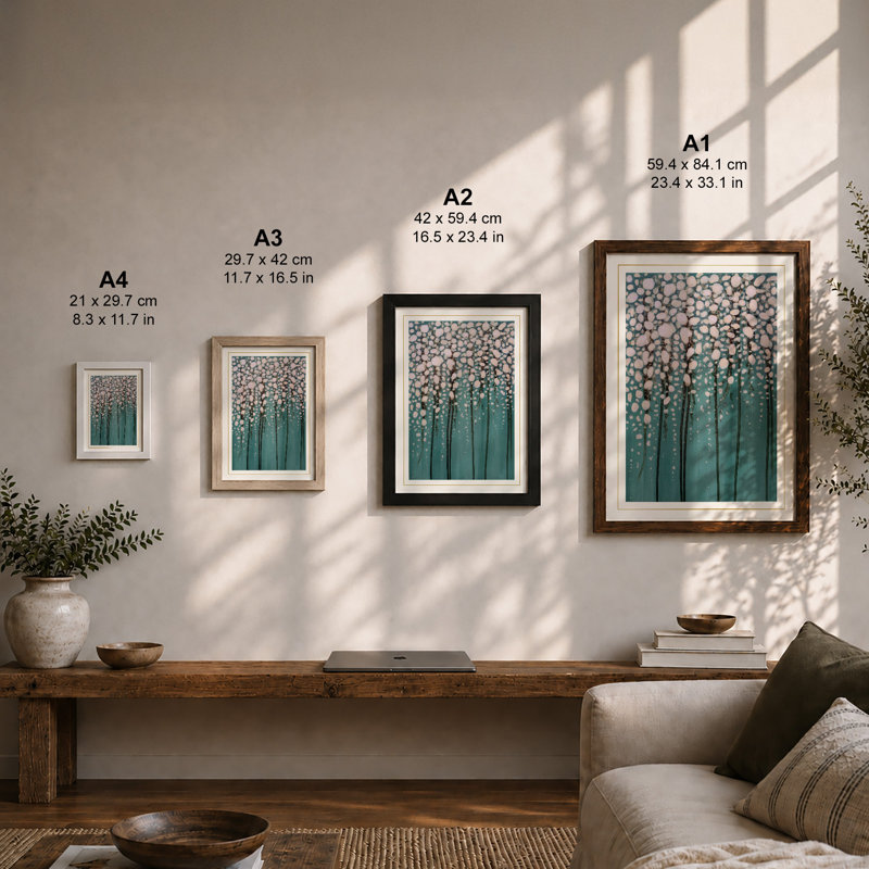 Stems In Growth Botanical - Print, Unframed, A3 - 42.0 x 29.7 cm