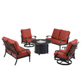 Paigan Outdoor 6 - Piece Conversation Set