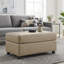 Repose-pieds en cuir Latitude Run® Caro-220434039