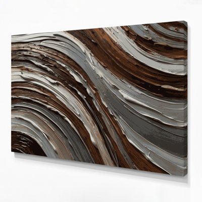 Art mural horizontal sur toile à rayures horizontales