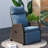 Moore Wicker Recliner Patio Chair with Cushions-967660028-967660000