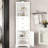 White Triangle Cabinet With Adjustable Shelves And 3 Drawers, For Living Room, Kitchen, Board, Metal Handles Design Heavy - Duty