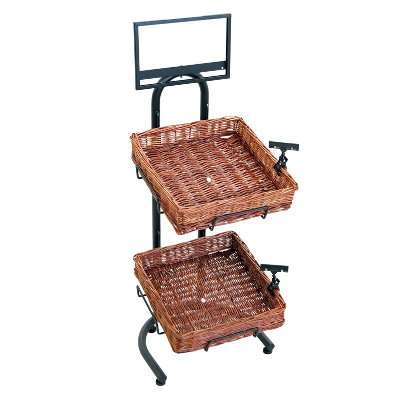 Mobile Merchandisers Wicker Basket