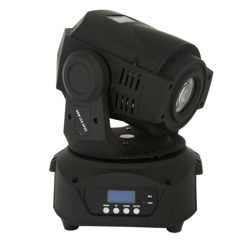 90W Stage LED Spot Moving Head Light Gobo 3 Facet Prism DMX-512 15CH Beam Party