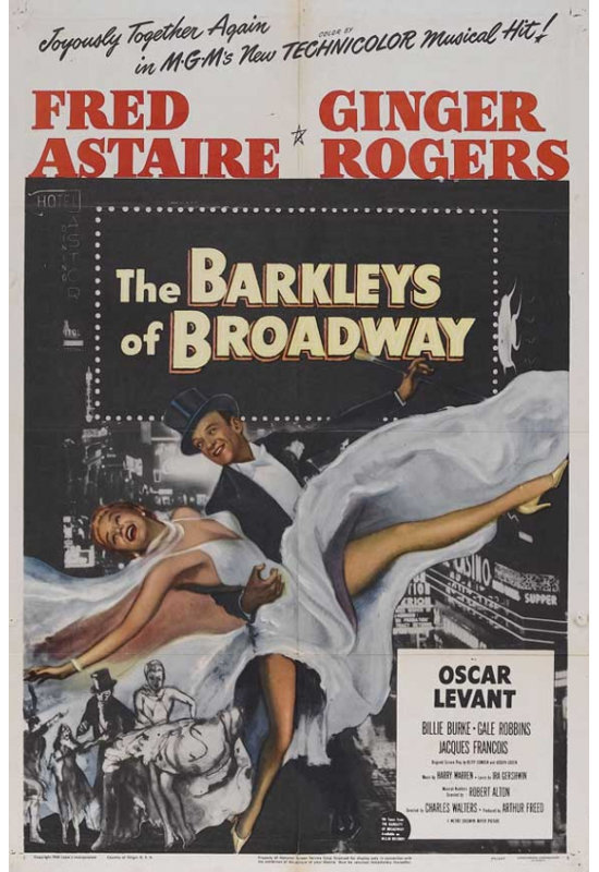 Affiche de film «The Barkleys Of Broadway» (11 X 17) - Article # MOVIJ5171