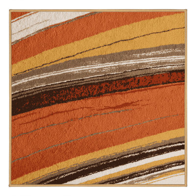 Tapis brun lavable à la machine