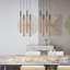 Luminaire suspendu cylindrique à 4 lumières DEL Baileyton-2120668921