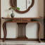 Console de style chinois rétro simple brun-2031411862