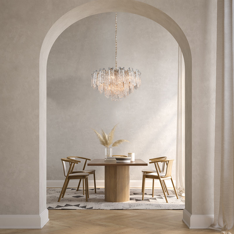 Aliveah - Light Brass Unique/Statement Pendant, 22cm H x 17.2cm W x 17.2cm D