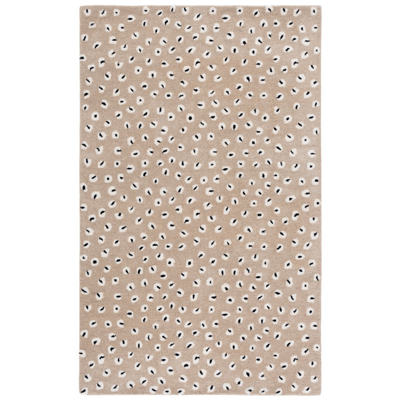 Fifth Avenue Hand Tufted Wool; Cotton Animal Print Indoor Rug, Rectangle 4' x 6'