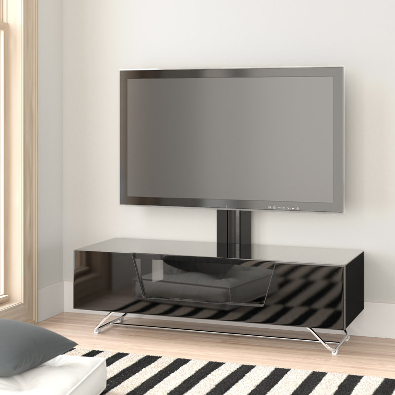 Tatjana Unfinished TV Stand for TVs up to 50", Black