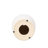 11" X 17.25" Glazed Ceramic Drum Stool - Indoor/Outdoor Side Table - Accent Garden Stool