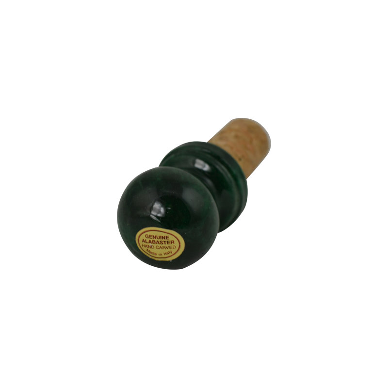 Bouchon de bouteille en pierre, Vert