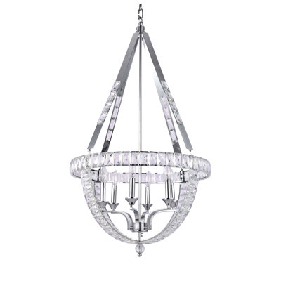 Lustree empire 6 lumières à bougie de style bougie Paula