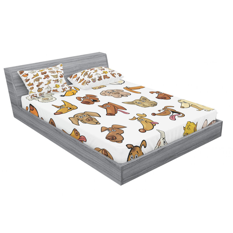 Microfiber Sheet Set, Full Sheet Set with Fitted Sheet