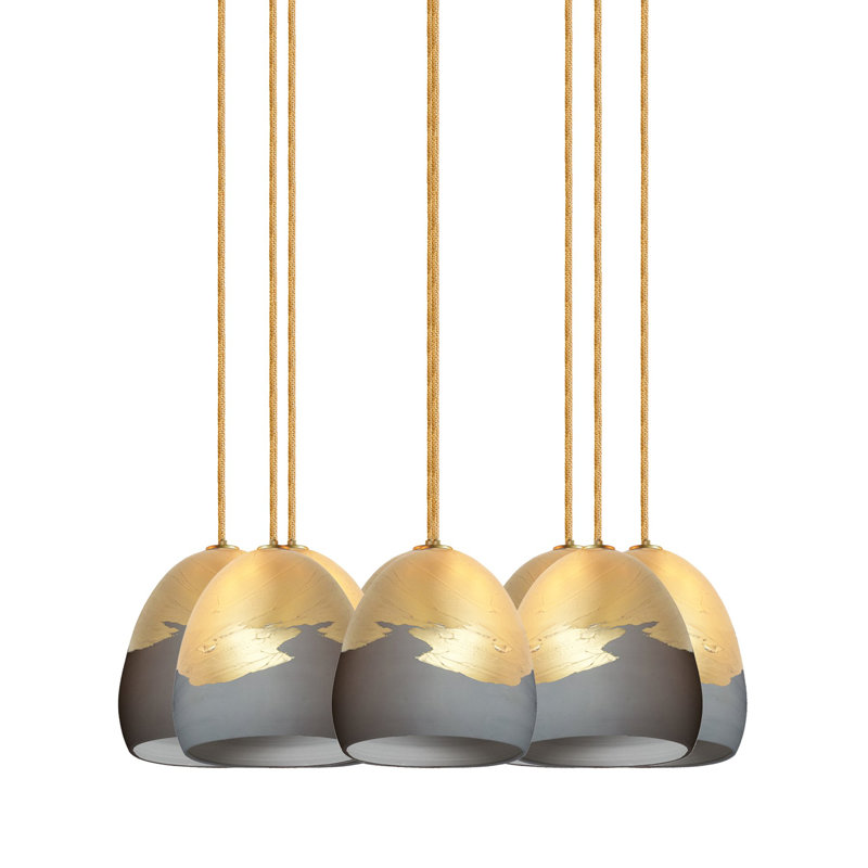 8 - Light Chandelier, 48" H x 18" W x 18" D