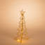Arbre de Noël illuminé en fer 16 po avec pile 35 po Illuminated