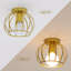Loretto 1-Light Glod Semi Flush Mount-986854205