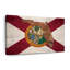 «State Map Over Florida Flag», reproduction sur toile-872752838