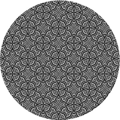 Tapis gris / noir Power Loom