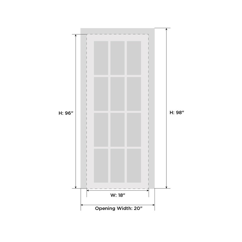 Porte intérieure moderne avec poignée | Planum 0015 | Garniture simple à panneau simple Regural | Salle de bain, Blanc